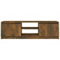 vidaXL Mueble para TV madera contrachapada roble ahumado 120x30x35,5cm
