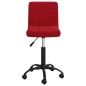 vidaXL Sillas de comedor giratorias 4 uds terciopelo rojo vino tinto