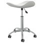 vidaXL Silla de oficina de cuero sintético blanco vidaXL Silla de oficina de cuero sintético blanco