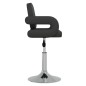 vidaXL Sillas comedor giratorias 4 unidades cuero sintético negro vidaXL Sillas comedor giratorias 4 unidades cuero sintético negro