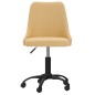 vidaXL Sillas de comedor giratorias 6 unidades tela amarillo vidaXL Sillas de comedor giratorias 6 unidades tela amarillo