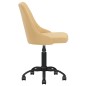 vidaXL Sillas de comedor giratorias 6 unidades tela amarillo vidaXL Sillas de comedor giratorias 6 unidades tela amarillo
