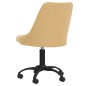 vidaXL Sillas de comedor giratorias 6 unidades tela amarillo vidaXL Sillas de comedor giratorias 6 unidades tela amarillo
