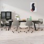 vidaXL Silla de comedor giratoria 6 uds terciopelo gris claro vidaXL Silla de comedor giratoria 6 uds terciopelo gris claro