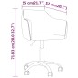vidaXL Sillas de comedor giratorias 4 unidades terciopelo marrón vidaXL Sillas de comedor giratorias 4 unidades terciopelo marrón