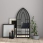 vidaXL Espejo hierro negro para uso interior 100x45 cm vidaXL Espejo hierro negro para uso interior 100x45 cm