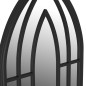 vidaXL Espejo hierro negro para uso interior 100x45 cm vidaXL Espejo hierro negro para uso interior 100x45 cm