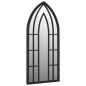 vidaXL Espejo de hierro negro para uso interior 70x30 cm vidaXL Espejo de hierro negro para uso interior 70x30 cm