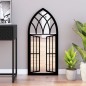 vidaXL Espejo hierro negro para uso interior 100x45 cm vidaXL Espejo hierro negro para uso interior 100x45 cm