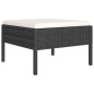 vidaXL Set de muebles de jardín 11 pzas cojines ratán sintético negro vidaXL Set de muebles de jardín 11 pzas cojines ratán sintético negro