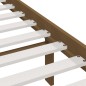 vidaXL Estructura de cama madera maciza marrón miel 160x200 cm vidaXL Estructura de cama madera maciza marrón miel 160x200 cm