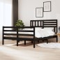 vidaXL Estructura de cama de madera maciza doble 4FT6 135x190 cm vidaXL Estructura de cama de madera maciza doble 4FT6 135x190 cm