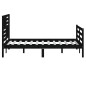 vidaXL Estructura de cama de madera maciza doble 4FT6 135x190 cm vidaXL Estructura de cama de madera maciza doble 4FT6 135x190 cm