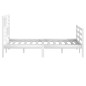 vidaXL Estructura de cama madera maciza blanco 120x200 cm vidaXL Estructura de cama madera maciza blanco 120x200 cm