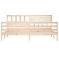 vidaXL Estructura de cama madera maciza Super King 6FT 180x200 cm vidaXL Estructura de cama madera maciza Super King 6FT 180x200 cm