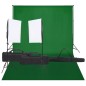 vidaXL Kit de estudio fotográfico con set de luces y fondo vidaXL Kit de estudio fotográfico con set de luces y fondo