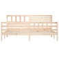 vidaXL Estructura de cama de madera maciza 200x200 cm vidaXL Estructura de cama de madera maciza 200x200 cm