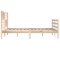 vidaXL Estructura de cama de madera maciza 200x200 cm vidaXL Estructura de cama de madera maciza 200x200 cm