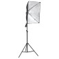 vidaXL Kit de estudio fotográfico con softbox, fondo y reflector vidaXL Kit de estudio fotográfico con softbox, fondo y reflector