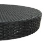 vidaXL Set de bar para jardín 5 pzas y cojines ratán sintético negro vidaXL Set de bar para jardín 5 pzas y cojines ratán sintético negro