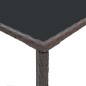 vidaXL Set de bar de jardín 5 pzas con cojines ratán sintético marrón vidaXL Set de bar de jardín 5 pzas con cojines ratán sintético marrón