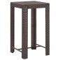 vidaXL Set de bar para jardín 5 pzas y cojines ratán sintético marrón vidaXL Set de bar para jardín 5 pzas y cojines ratán sintético marrón