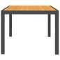 vidaXL Juego de comedor jardín 5 pzas y cojines ratán sintético negro vidaXL Juego de comedor jardín 5 pzas y cojines ratán sintético negro