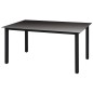 vidaXL Set de comedor de jardín 7 pzas y cojines ratán sintético negro vidaXL Set de comedor de jardín 7 pzas y cojines ratán sintético negro