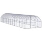 vidaXL Gallinero de exterior de acero galvanizado 3x12x2 m vidaXL Gallinero de exterior de acero galvanizado 3x12x2 m