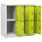vidaXL Armarios taquilla 2 uds de acero gris y verde 90x45x92,5 cm vidaXL Armarios taquilla 2 uds de acero gris y verde 90x45x92,5 cm