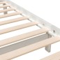 vidaXL Estructura de cama matrimonio madera maciza blanca 135x190 cm vidaXL Estructura de cama matrimonio madera maciza blanca 135x190 cm