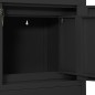 vidaXL Armario de oficina macetero acero gris antracita 90x40x125 cm