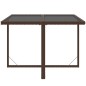 vidaXL Set de comedor jardín 9 pzas y cojines ratán sintético marrón vidaXL Set de comedor jardín 9 pzas y cojines ratán sintético marrón