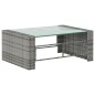 vidaXL Juego muebles de jardín 8 pzas y cojines ratán sintético gris vidaXL Juego muebles de jardín 8 pzas y cojines ratán sintético gris