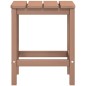 vidaXL Sillas de jardín Adirondack con mesa HDPE marrón vidaXL Sillas de jardín Adirondack con mesa HDPE marrón