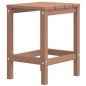 vidaXL Silla de jardín Adirondack con reposapiés y mesa HDPE marrón vidaXL Silla de jardín Adirondack con reposapiés y mesa HDPE marrón