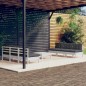 vidaXL Muebles de jardín 7 piezas con cojines antracita madera pino vidaXL Muebles de jardín 7 piezas con cojines antracita madera pino
