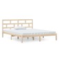vidaXL Estructura de cama madera maciza 120x190 cm vidaXL Estructura de cama madera maciza 120x190 cm