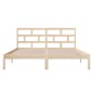 vidaXL Estructura de cama madera maciza 120x190 cm vidaXL Estructura de cama madera maciza 120x190 cm