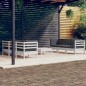 vidaXL Muebles de jardín 7 pzas con cojines antracita madera de pino vidaXL Muebles de jardín 7 pzas con cojines antracita madera de pino