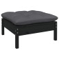 vidaXL Juego de muebles de jardín 9 pzas y cojines madera maciza pino vidaXL Juego de muebles de jardín 9 pzas y cojines madera maciza pino