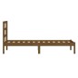 vidaXL Estructura de cama madera maciza marrón miel 75x190 cm vidaXL Estructura de cama madera maciza marrón miel 75x190 cm