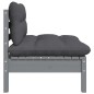 vidaXL Juego de muebles de jardín 5 pzas y cojines madera maciza pino vidaXL Juego de muebles de jardín 5 pzas y cojines madera maciza pino