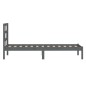vidaXL Estructura de cama madera maciza de pino gris 90x200 cm vidaXL Estructura de cama madera maciza de pino gris 90x200 cm