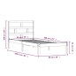 vidaXL Estructura de cama madera maciza de pino gris 90x200 cm vidaXL Estructura de cama madera maciza de pino gris 90x200 cm