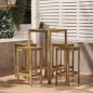 vidaXL Set de bar de jardín 5 piezas madera de pino impregnada vidaXL Set de bar de jardín 5 piezas madera de pino impregnada