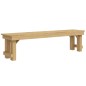vidaXL Juego de comedor de jardín 3 piezas madera de pino impregnada vidaXL Juego de comedor de jardín 3 piezas madera de pino impregnada