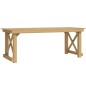 vidaXL Juego de comedor de jardín 3 piezas madera de pino impregnada vidaXL Juego de comedor de jardín 3 piezas madera de pino impregnada