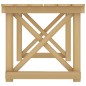 vidaXL Juego de comedor de jardín 3 piezas madera de pino impregnada vidaXL Juego de comedor de jardín 3 piezas madera de pino impregnada