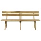 vidaXL Juego de comedor de jardín 4 piezas madera de pino impregnada vidaXL Juego de comedor de jardín 4 piezas madera de pino impregnada